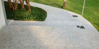 Aplicação de granilite em piso — serviços ENG PISOS